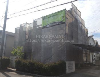 岡山市東区B様邸 屋根・外壁塗装工事スタート!!