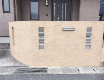 塀の塗装もお任せあれ!