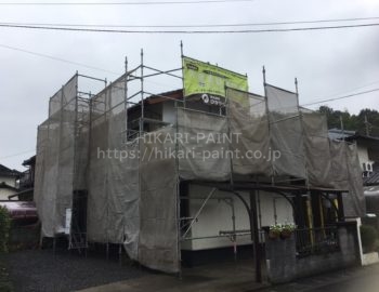 岡山市南区N様邸 屋根・外壁塗装工事始まりました!