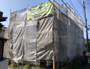 岡山市北区H様邸 屋根の塗装工事を行います!