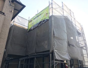 岡山市北区O様邸 屋根・外壁塗装工事着工!