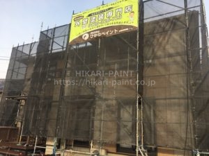 倉敷市M様邸 外壁塗装工事着工!