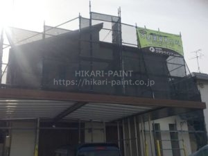 岡山市南区F様邸 外壁塗装工事スタートです!