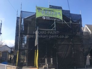 倉敷市児島U様邸 屋根・外壁塗装工事着工です!