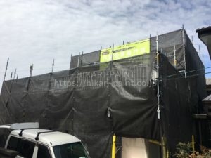 倉敷市水江H様邸 屋根・外壁塗装工事スタート!