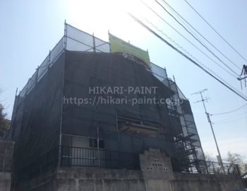 都窪郡早島町S様邸 屋根と外壁の塗装工事行います!