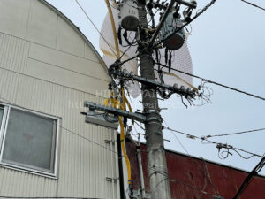 電線防護管取り付けました😃
