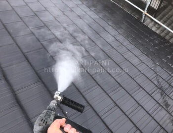 屋根　高圧洗浄		 		 		 		