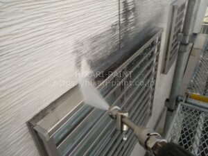 岡山市南区F様邸|外壁塗装工事|高圧洗浄