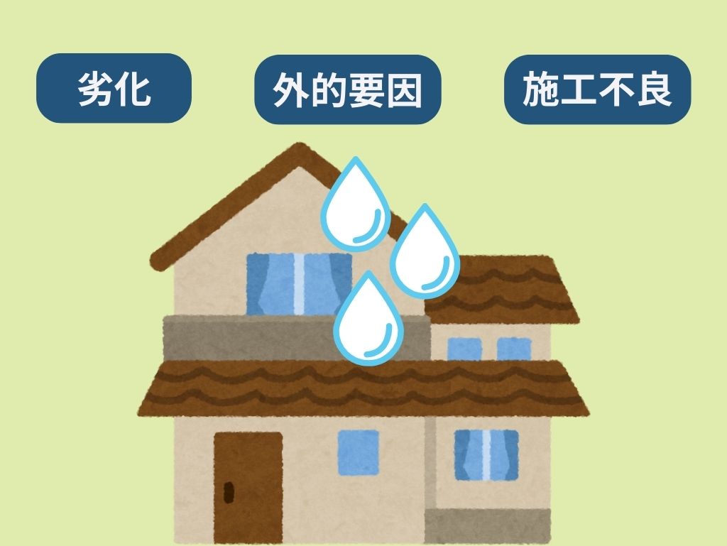 雨漏りの原因