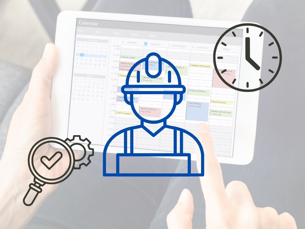 長尺シート工事の1日の流れ（タイムライン付き）