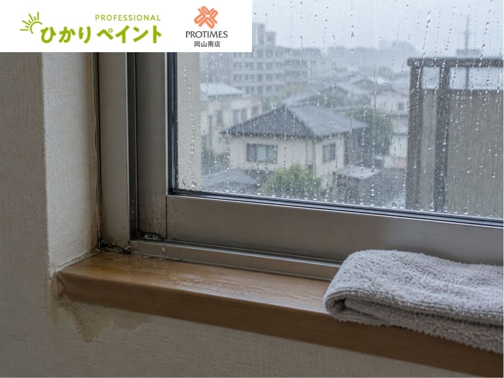 アパートのサッシ下から雨漏り|部分補修で直るケースと調査が必要なケース【岡山市】