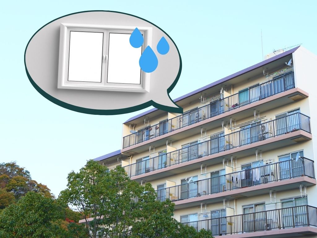 岡山市のアパートのサッシ下で雨漏りが再発するのには原因がある！理由とは？