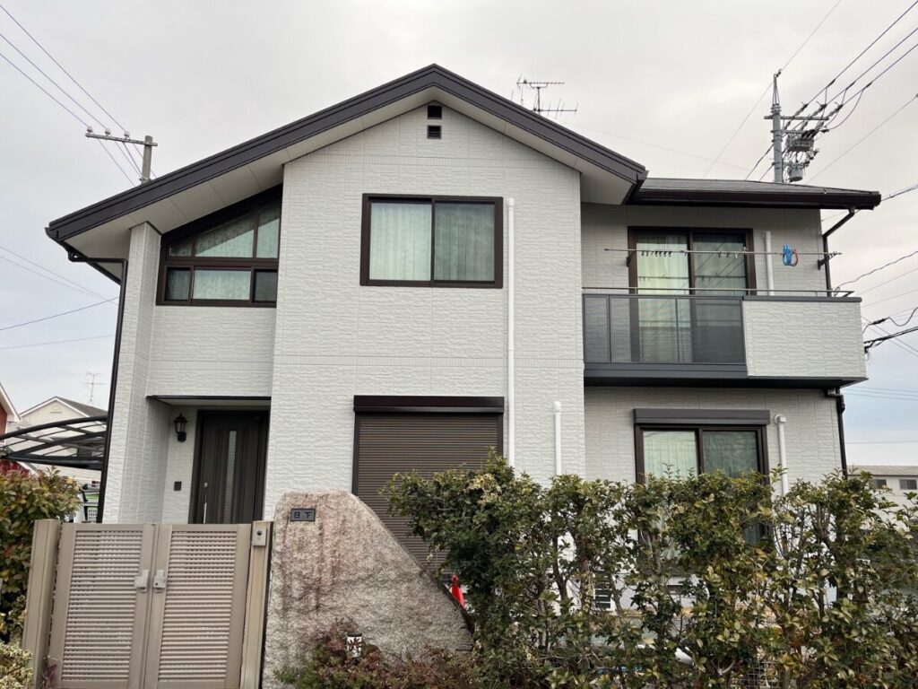 岡山市北区田中Y様邸|屋根外壁塗装工事