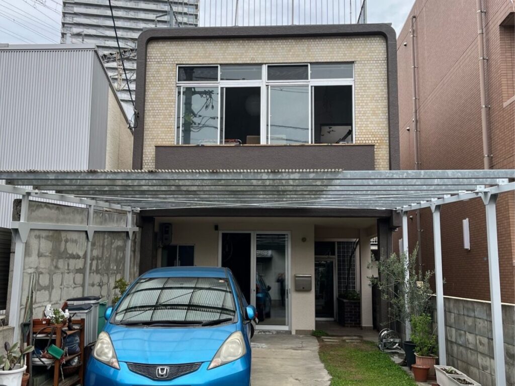 岡山市南区泉田F様邸|屋根塗装外壁塗装工事|ビフォーアフター