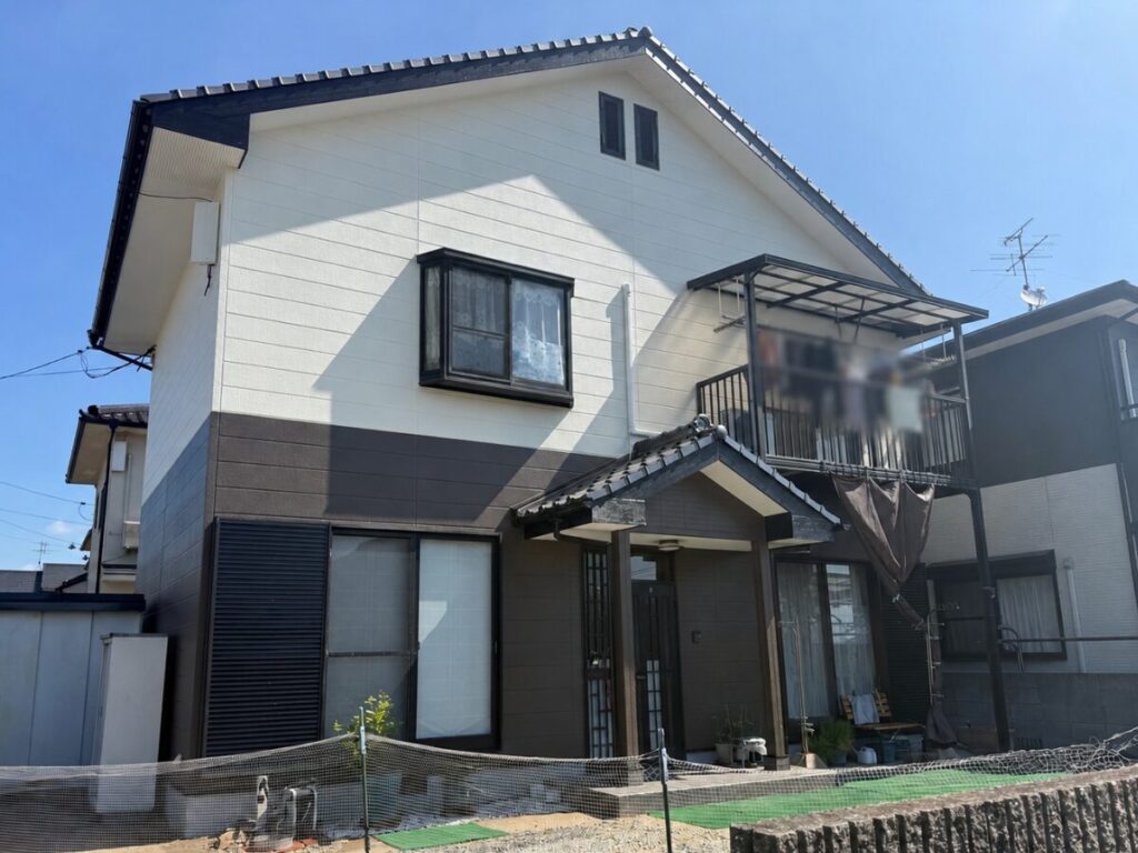 岡山市南区K様邸|外壁塗装工事:施工後