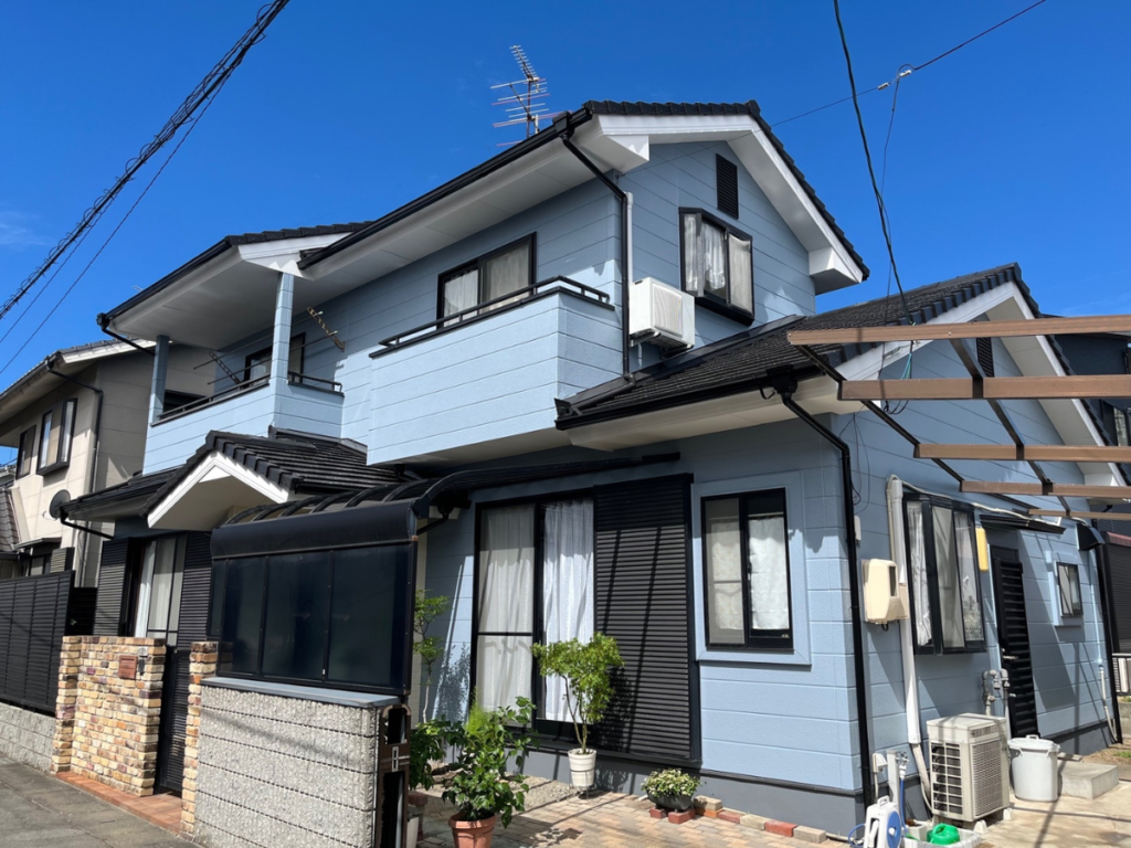 岡山市北区M様邸|外壁・屋根塗装工事