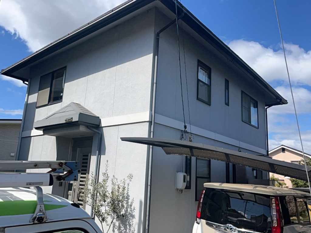 岡山市南区M様邸|外壁塗装・屋根カバー工事|ひかりペイント