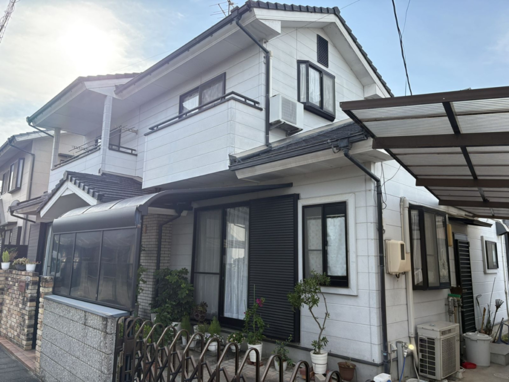 岡山市北区M様邸|外壁・屋根塗装工事